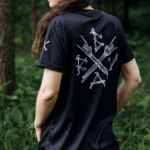 Damska koszulka rowerowa STORM- czarna z krótkim rękawem