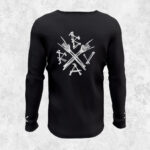 Męska koszulka rowerowa BILBAO - czarna